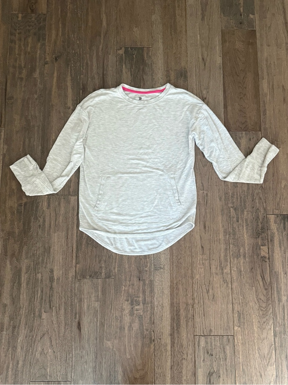 Girls size large (10/12) All in Motion light gray thin sweatshirt